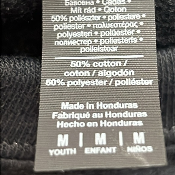 Glidan Youth Disney Sweatshirt Size M Black Cotton/Polyester New w/o Tags - Picture 5 of 7